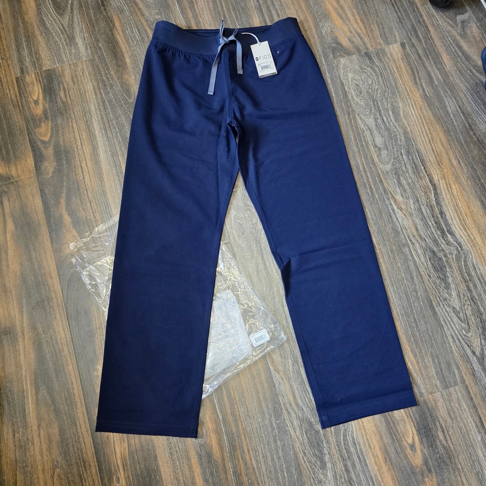 FIGS Livingston Basic Scrub Pants Navy Blue Straight Leg Petite S T21003P NWT
